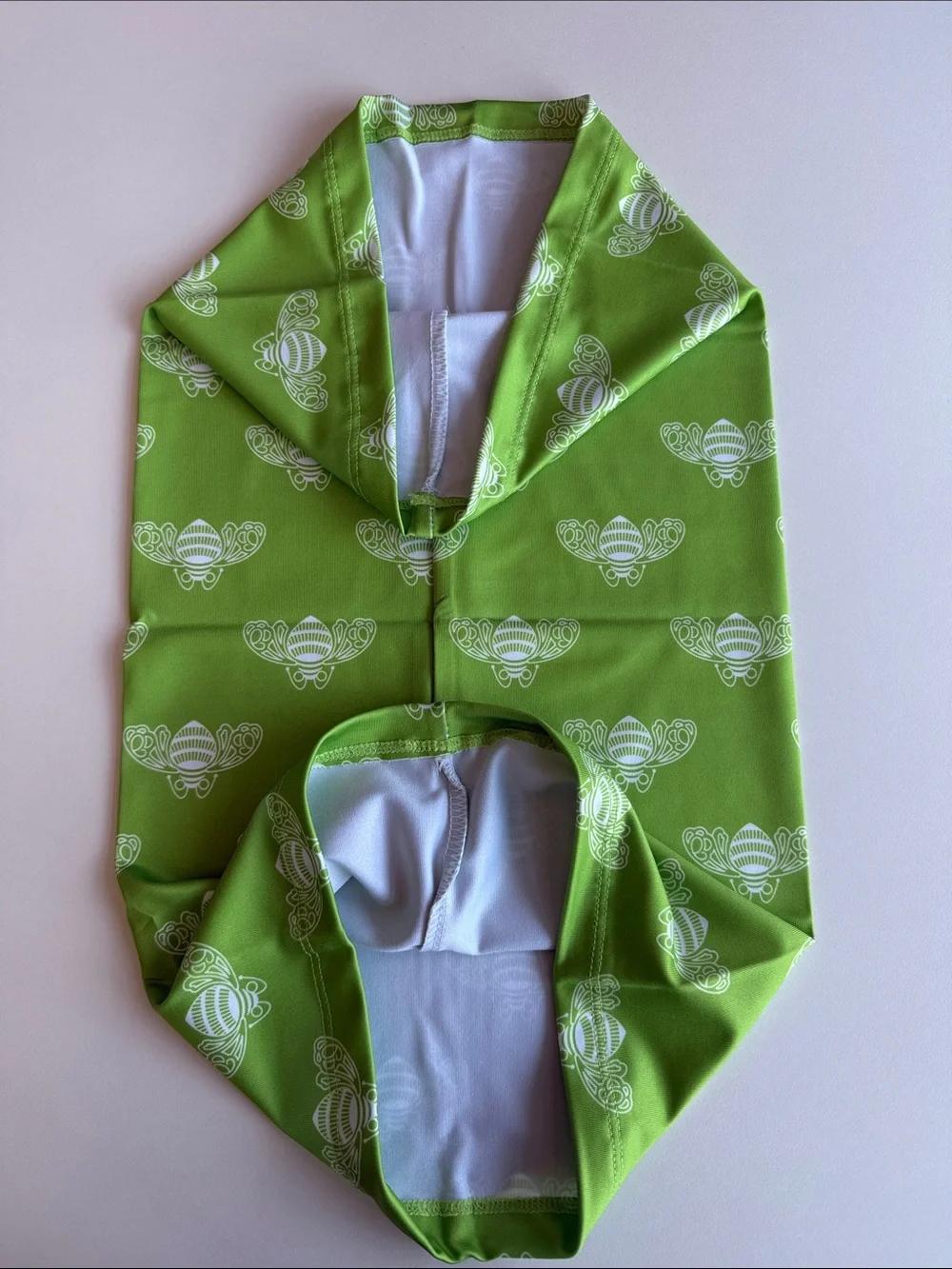 Patron Tequila / Bee Green Neck Gaiter, New, 10” x 17 & 1/2”
